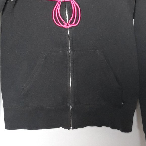 TNA Womens' Zip-Up Hoodie, Dark Grey, Size S - Picture 4 of 12